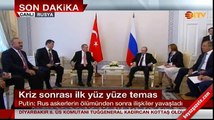 Kriz sonrası ilk yüz yüze temas