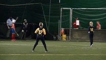 10 year old second baseman fastpitch softball makes the play!
