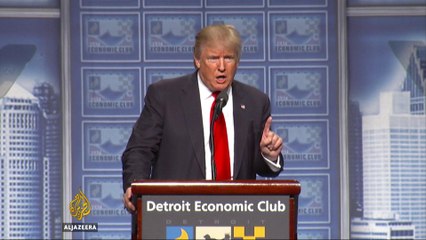 Donald Trump vows to revive stagnant economy