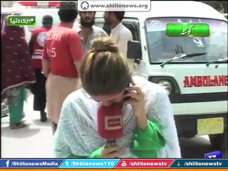 Lady News Reporter Loss Her Emotions During Quetta Blast Reporting at Civil Hospital