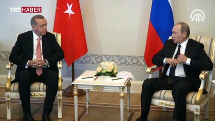 Erdoğan ile Putin biraraya geldi