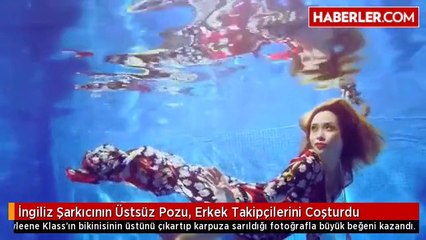 İngiliz Şarkıcının Üstsüz Pozu, Erkek Takipçilerini Coşturdu