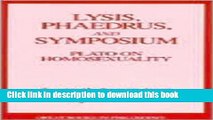 [Popular] Books Lysis, Phaedrus, and Symposium Free Online
