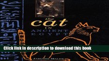 [Popular] The Cat in Ancient Egypt Hardcover OnlineCollection