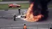 Lamborghini complètement détruite dans un crash en pleine course