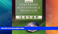 READ FREE FULL  Fostering Sustainable Behavior: An Introduction to Community-Based Social