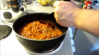 Tumma makaroni, jauheliha ja tonnikala - Macaroni, minced meat and tuna fish