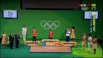 พิธีมอบรางวัล ยกน้ำหนักหญิง รุ่น 58 กก.โอลิมปิกเกมส์ 2016 (9 ส.ค.59)