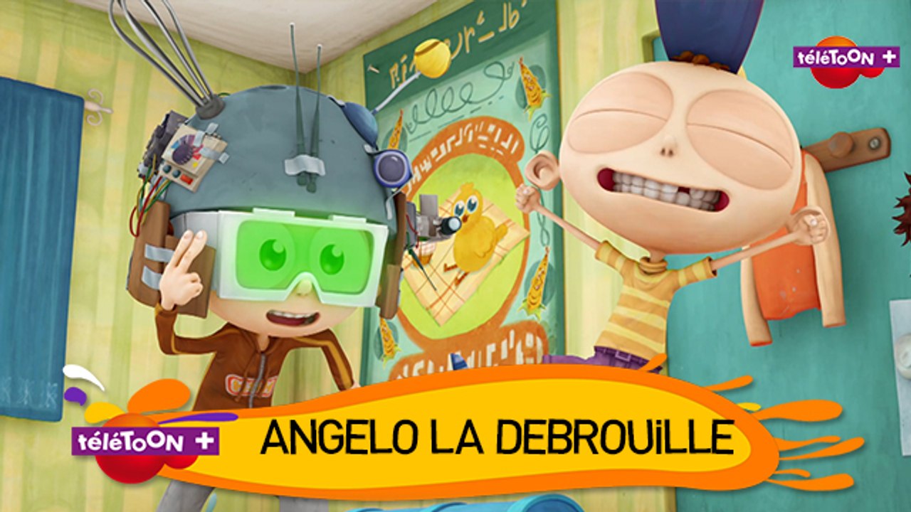 ANGELO LA DEBROUILLE SAISON  3 (épisode entier) - Télépathie (Dessin animé TéléTOON+)