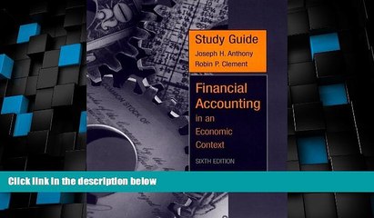 Download Video: Big Deals  Study Guide to accompany Financial Accounting in an Economic Context, 6th Edition  Best