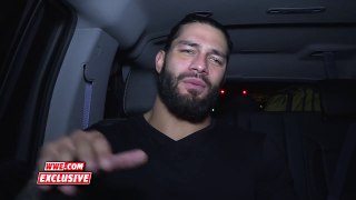 Roman Reigns boards a private chopper after Raw: Raw Fallout, Aug. 8, 2016