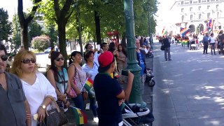 Día de Bolivia, desfile del 6 de agosto en Bèrgamo-Italia 2016