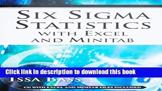 [Download] Six Sigma Statistics with EXCEL and MINITAB Paperback Online