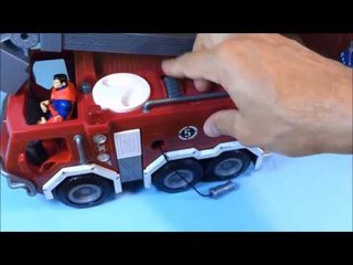 Download Video: Imaginext toys batman superman toys fireman fire station Speelgoed 장난감 игрушки spel superheroes