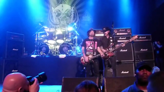 Motörhead Last Show 09_02_2015 - Metropolis - Lemmy was too sick to play RIP LEMMY 12_28_2015