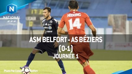 J1 : ASM BELFORT FC - AS BÉZIERS (0-1), LE RÉSUMÉ