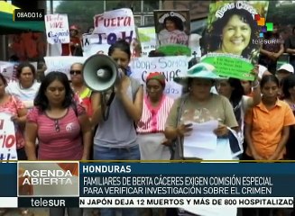 Honduras: exigen resolver el asesinato de lideresa Berta Cáceres