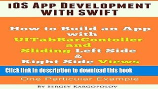 [PDF] iOS App Development with Swift: How to Build an App with UITabBarController and Sliding Left