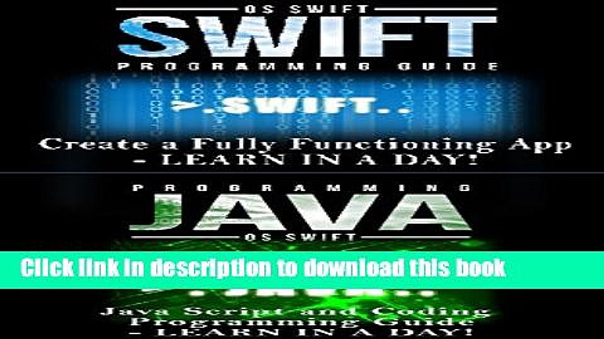 Download App Development:  Swift Programming : Java Programming: Learn In A Day! (Mobile Apps, App