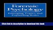 [Popular Books] Forensic Psychology: Emerging Topics and Expanding Roles Full Online