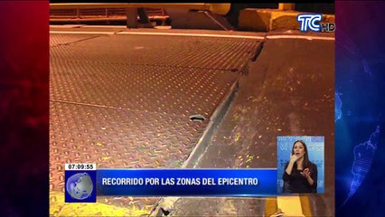 Recorrido por las zonas del epicentro de sismo en Quito