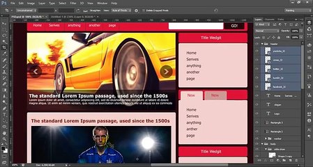 04. الدرس الرابع (التقطيع على الفوتوشوب وتجهيز العمل للتكويد وشرح ملف الريست)