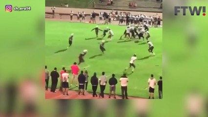 Running back trucks defender