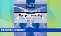 READ FREE FULL  Study Guide to accompany Managerial Accounting: Tools for Business Decision