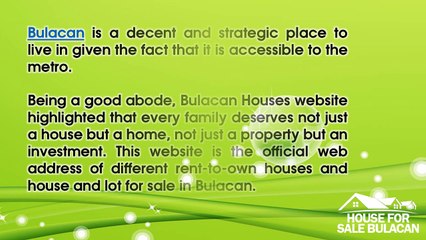 House For Sale Bulacan - Why it is wise to invest in a house in Bulacan