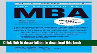 [Download] The Vest-Pocket MBA: Fourth Edition Hardcover Free