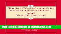 [Popular Books] Social Development, Social Inequalities, and Social Justice (Jean Piaget Symposia