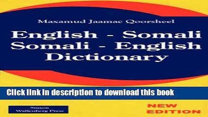 Tải video: [Download] English - Somali; Somali - English Dictionary Hardcover Online