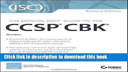 Download The Official (ISC)2 Guide to the CCSP CBK E-Book Free