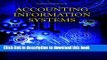 [Download] Accounting Information Systems (13th Edition) Kindle Collection