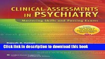 [Download] Clinical Assessments in Psychiatry: Mastering Skills and Passing Exams Hardcover
