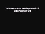 Christopeit Crosstrainer Ergometer BS 6 silber/schwarz 1211