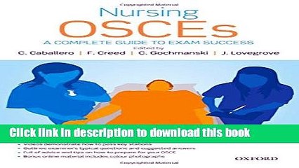 [Download] Nursing OSCEs: A Complete Guide to Exam Success Hardcover Free