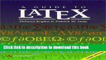 [Download] A Guide to Latex: Document preparation for beginners and advanced users (3rd Edition)
