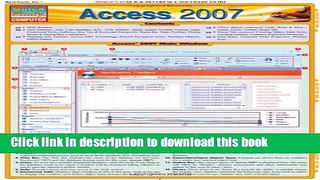 Download Access 2007 (Quickstudy: Computer) Book Free