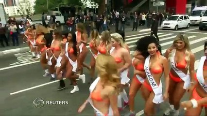 Brazilian women compete for Miss Bumbum