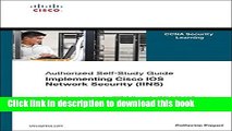 Download Implementing Cisco IOS Network Security (IINS): (CCNA Security exam 640-553) (Authorized