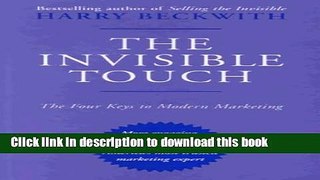 [PDF] The Invisible Touch: The Four Keys to Modern Marketing E-Book Free