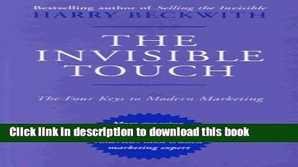 [PDF] The Invisible Touch: The Four Keys to Modern Marketing E-Book Free