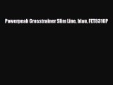 Powerpeak Crosstrainer Slim Line blau FET8316P
