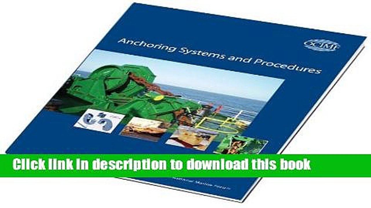 Download Anchoring Systems and Procedures E-Book Free