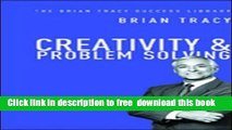 [Download] Creativity   Problem Solving (The Brian Tracy Success Library) Paperback {Free|