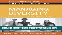[Download] Managing Diversity: Expert Solutions to Everyday Challenges (Pocket Mentor) Paperback