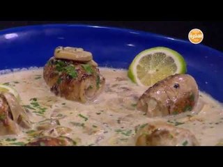 رول دجاج بالجبنة  | غادة التلي