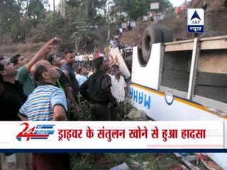 37 dead as bus falls into river