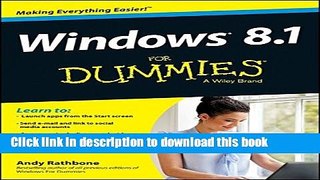 [Download] Windows 8.1 For Dummies Kindle Free